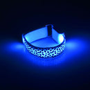 Leopard Hand Strap Wristband LED Reflective Light Shine Flash Glowing Luminous Armband Lights