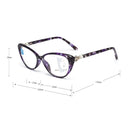 Tortoiseshell Purple Reading Glasses Far And Near Dual Purpose Fshion Anti Blue Light Resin Presbyopic Glasses Progressive Multi Focus Intelligent  Presbyopic Glasses