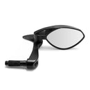 7/8'' 22mm Motorcycle Motorbike Handle Bar End Rearview Mirrors + Lever Guard