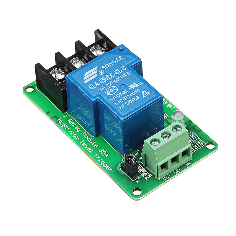 5V 1 Channel 30A Optocoupler Isolation Support High and Low Level Trigger Switch Relay Module