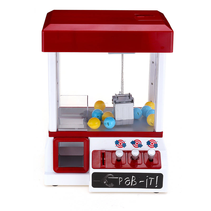 Carnival Claw Game Doll Machine Mini Arcade Grabber Crane Toys +24 Coins +12 Eggs