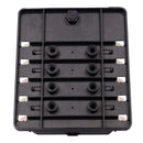 iMars CS-579B3 10 Way Blade Fuse Box Holder with LED Warning Light for Car Marine Trike 12V 24V