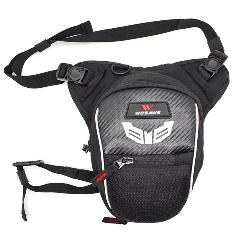 WOSAWE Motorcycle Drop Leg Bag Reflective Fanny Pack Tactical Waist Hip Thigh Hiking Travel Pouch