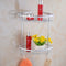 Aluminium Wall Mounted Bathroom Corner Shower Caddies Storage Shelf Rack Holder