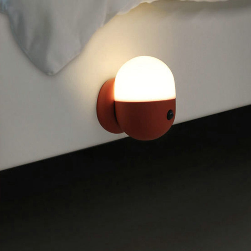 Capsule LED Night Light Protable PIR Motion Rechargeble Magnetic Wall Lamp Desk Light Stair Corridor