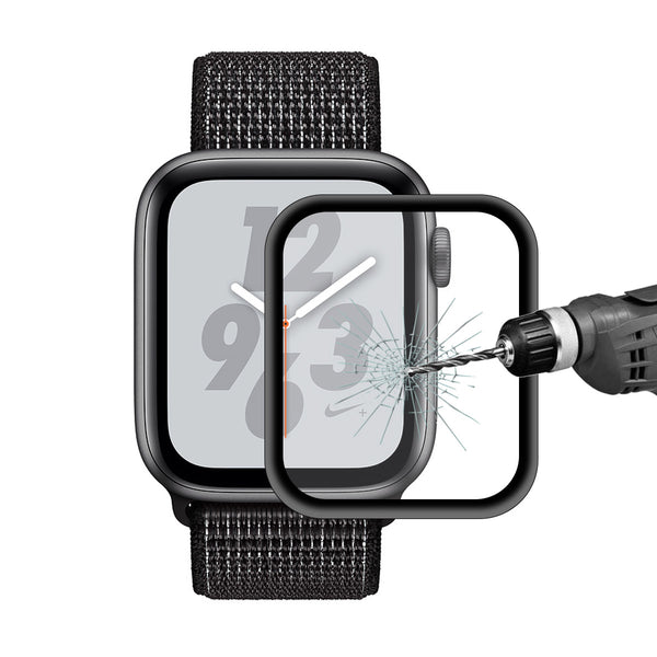 Enkay Aluminum Alloy Tempered Glass Screen Protector For Apple Watch Series 4/Apple Watch Series 5 44mm 0.2mm 3D Curved Edge 9H Film