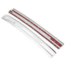 2Pcs Car-Styling ABS Chorme Front Hood Grille Car Stickers For VW TIGUAN Mk2
