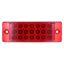 6Inch 12V 2W 0.2A 21LED Car Rectangle Side Marker Lights Indicator Lamp for Truck Trailer