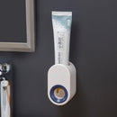 Automatic Toothpaste Extrusion Dispenser Squeezer Wall Mounted Rack Stand Holder