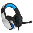 V4 3.5mm Wired Control Lighting Gaming Deep Bass Headphone Noise Cancelling Metal Headset With Mic
