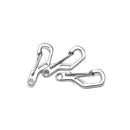 Outdooors EDC Buckle Carabiner D-shaped Quick Release Hook Clip Key Chain Camping Hiking