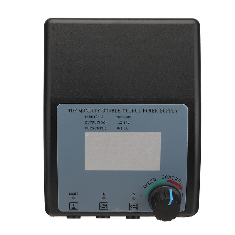 LCD Digital Tattoo Machine Power Supply Dual Use Precision Stable Performance Built-in Circuit Protection
