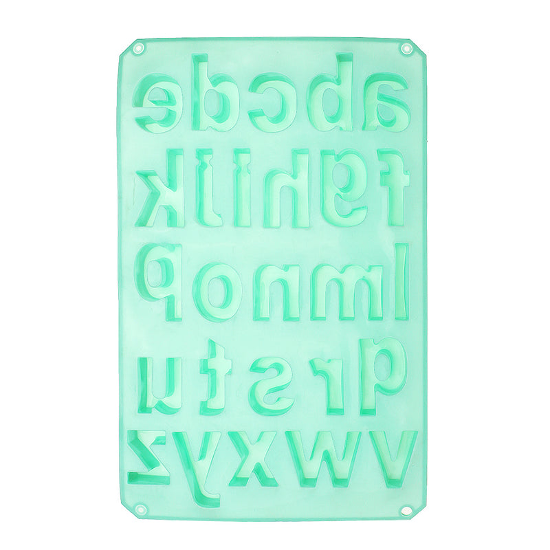 Alphabet Silicone Mould Cake Decorating Candy Cookie Chocolate Baking Mold DIY