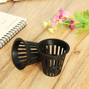 10Pcs 2.2Inch Plastic Mesh Net Basket Hydroponic Aeroponic Flower Container Grow Pot Planting Basket