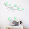 8PCS Honana Fluorescent Glow Birds Wall Sticker Home Bedroom Decor
