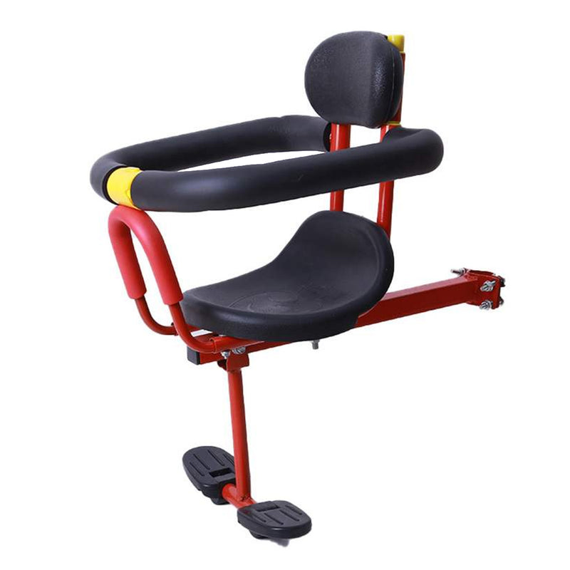 Electric Bike Child Seat Front Seat Carrier For Baby Kids 100kg Safety Pedal Handrail