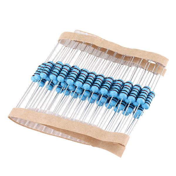 50pcs 1W Metal Film Resistor 1% 10K ohm