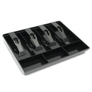 Cash Coin Holder Register Replacement Money Drawer Storage Box With 4 Bill 3 Coin Trays