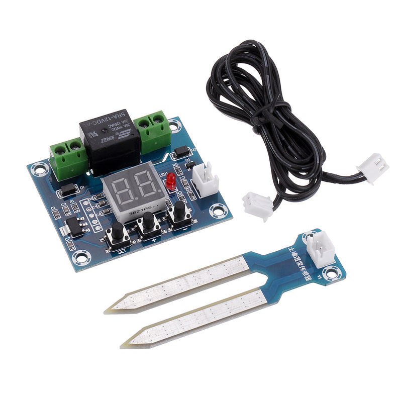 XH-M214 Soil Moisture Sensor Controller Module Digital Display Flower Planting Automatic Watering