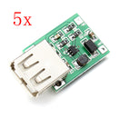 5Pcs DC-DC 0.9V-5V USB Output Charger Step Up Power Module