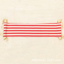 50KG Load Capacity Portable Mini Office Foot Rest Stand Desk Feet Hammock Easy Disassemble Home Garden Use Red White Stripes