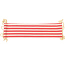 50KG Load Capacity Portable Mini Office Foot Rest Stand Desk Feet Hammock Easy Disassemble Home Garden Use Red White Stripes
