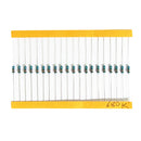 Pack of 2000PCS Precision Metal Film Resistors Assortment Kit Set 1ohm-10mohm 1/4W