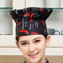 Cooking Chef Cap Kitchen Baker Chef Elastic Cap Hat Catering
