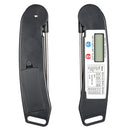 Easy Use Compact Size Household Professional Food Checking Folding Digital Instant Read Food Cooking Kitchen Thermometer Black