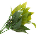 Pack of 2pcs Artificial Leaf Plants Silk Foliage Grass Garden Decor Green