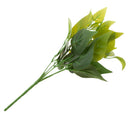 Pack of 2pcs Artificial Leaf Plants Silk Foliage Grass Garden Decor Green