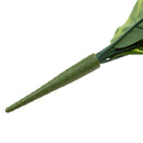 Artificial Calathea Insignis Petersen Leaf Plants Silk Foliage Grass Green