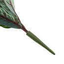 Artificial 10-Fork Calathea Makoyana Leaf Plants Silk Foliage Grass Green