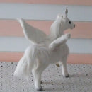 Realistic White Unicorn Animal Model Role Play Figure Figurine Garden Decor