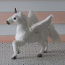 Realistic White Unicorn Animal Model Role Play Figure Figurine Garden Decor