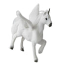 Realistic White Unicorn Animal Model Role Play Figure Figurine Garden Decor