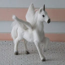 Realistic White Unicorn Animal Model Role Play Figure Figurine Garden Decor