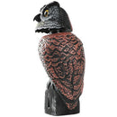 GARDEN OWL DECOY BIRD SCARER SCARECROW- WIND ACTIVATED SPINNING HEAD