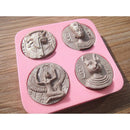 Ancient Coin Silicone Fondant Mould Cake Ice Paste Mold Baking Deco Tool DIY