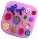 Steam Punk 15 Tools Silicone Fondant Mould Cake Ice Paste Mold Baking Decor