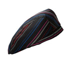 Unisex Fashion Chef Hat Catering Baker Cook Duckbill Beret Golf Cap Blue Stripes