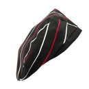 Chef Hat Catering Baker Cook Duckbill Beret Golf Cap Red Black Stripes