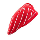 Fashion Unisex Chef Hat Catering Baker Cook Duckbill Beret Golf Cap Red White Stripes