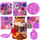 Silicone Cake Mould Muffin Pudding Pastry Chocolate Mold-8 Steam Punk Tools