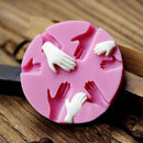 Silicone Cake Mould Muffin Fondant Mold Small Palms Shape Chocolate Baking