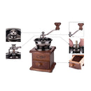 Classic Coffee Bean Spice Vintage Hand Grinder Wooden Retro Burr Mill