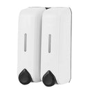 350ml Double Soap Bathroom Shampoo Lotion Holder Pump Action Dispenser