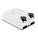350ml Double Soap Bathroom Shampoo Lotion Holder Pump Action Dispenser