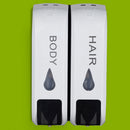 350ml ABS Double Head Soap Sanitizer Bathroom Shampoo Lotion Holder Dispenser