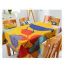 Fashionable Printed Design Home Cafe Restaurants Tablecloth Table Cover Wedding Party Table Decor 100*140cm Multicolor